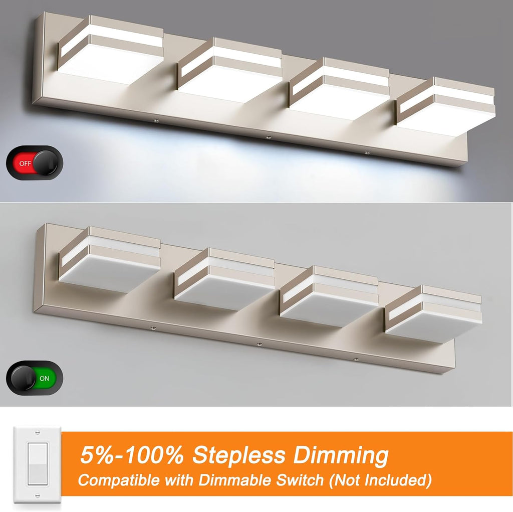 Dimmable Modern LED Bathroom Vanity Light