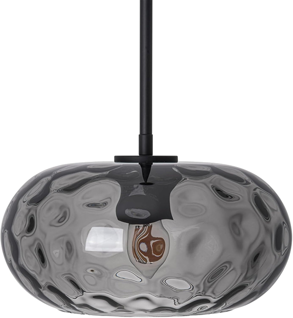 Modern Hammered‑Glass Pendant Ceiling Light