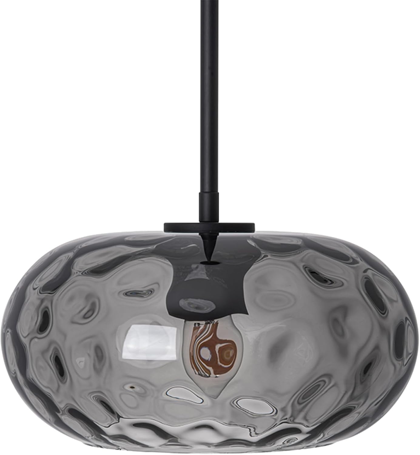 Modern Hammered‑Glass Pendant Ceiling Light
