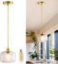 Retro Hand‑Blown Glass Pendant Light
