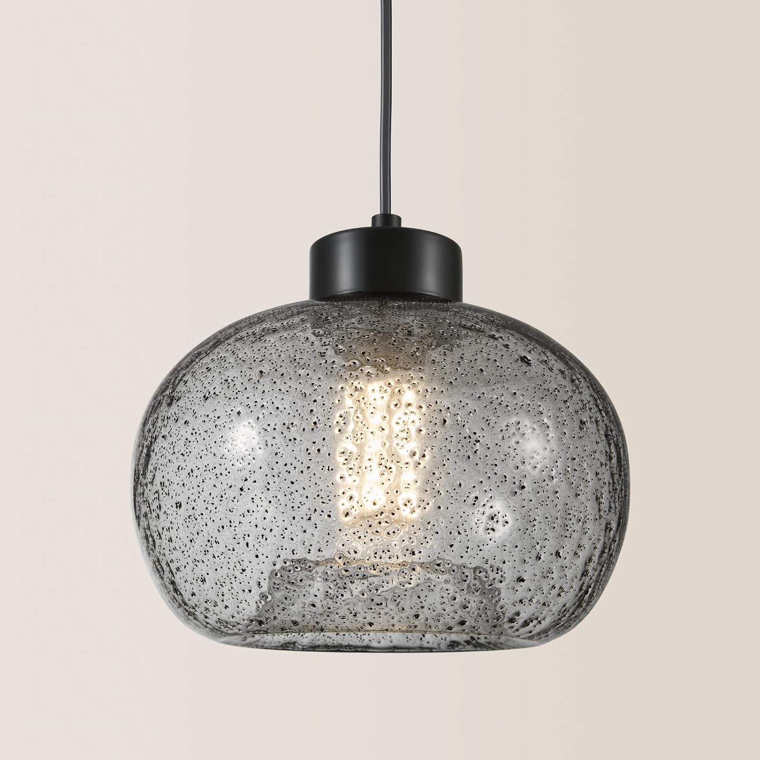 Modern Globe Glass Kitchen Pendant Light