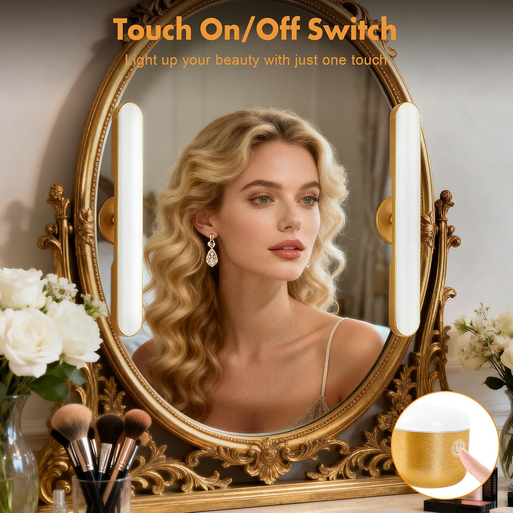 Rechargeable Wireless LED Vanity Mirror Lights